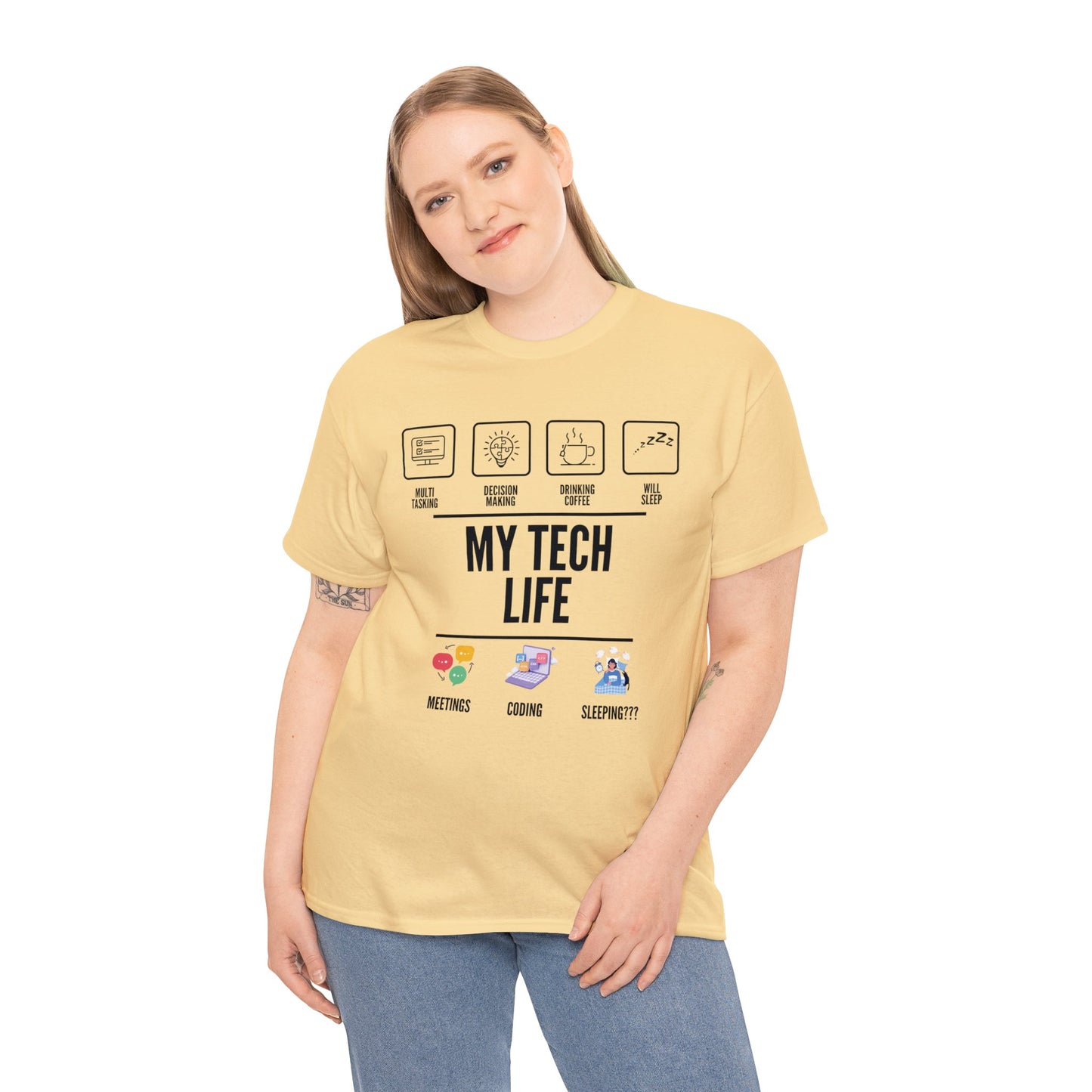 My Tech Life Cotton Tee