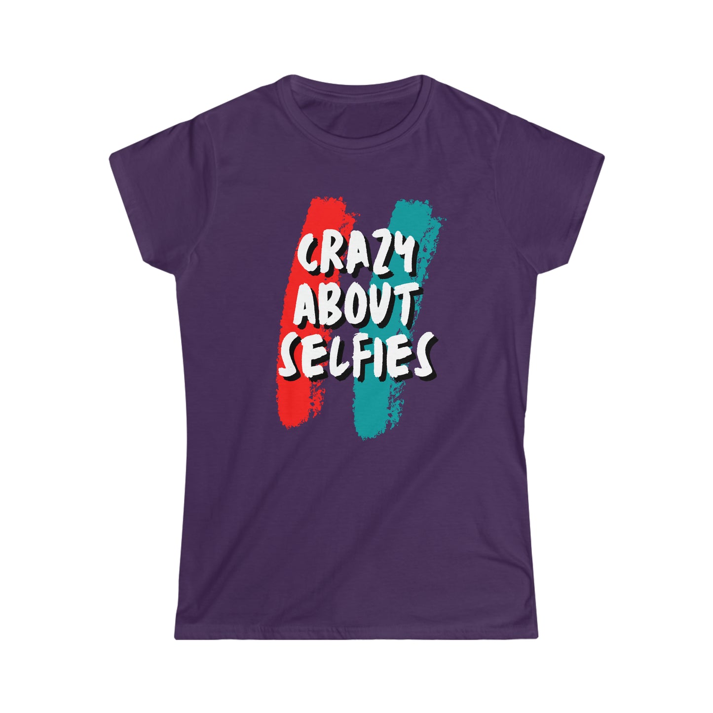 Crazy About Selfies Women's Softstyle Tee