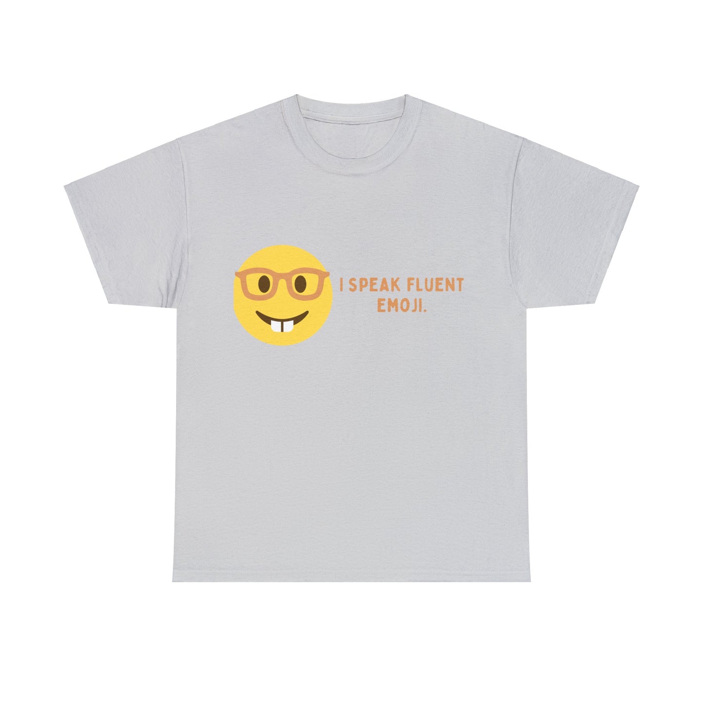 I Speak Fluent Emoji Cotton Tee