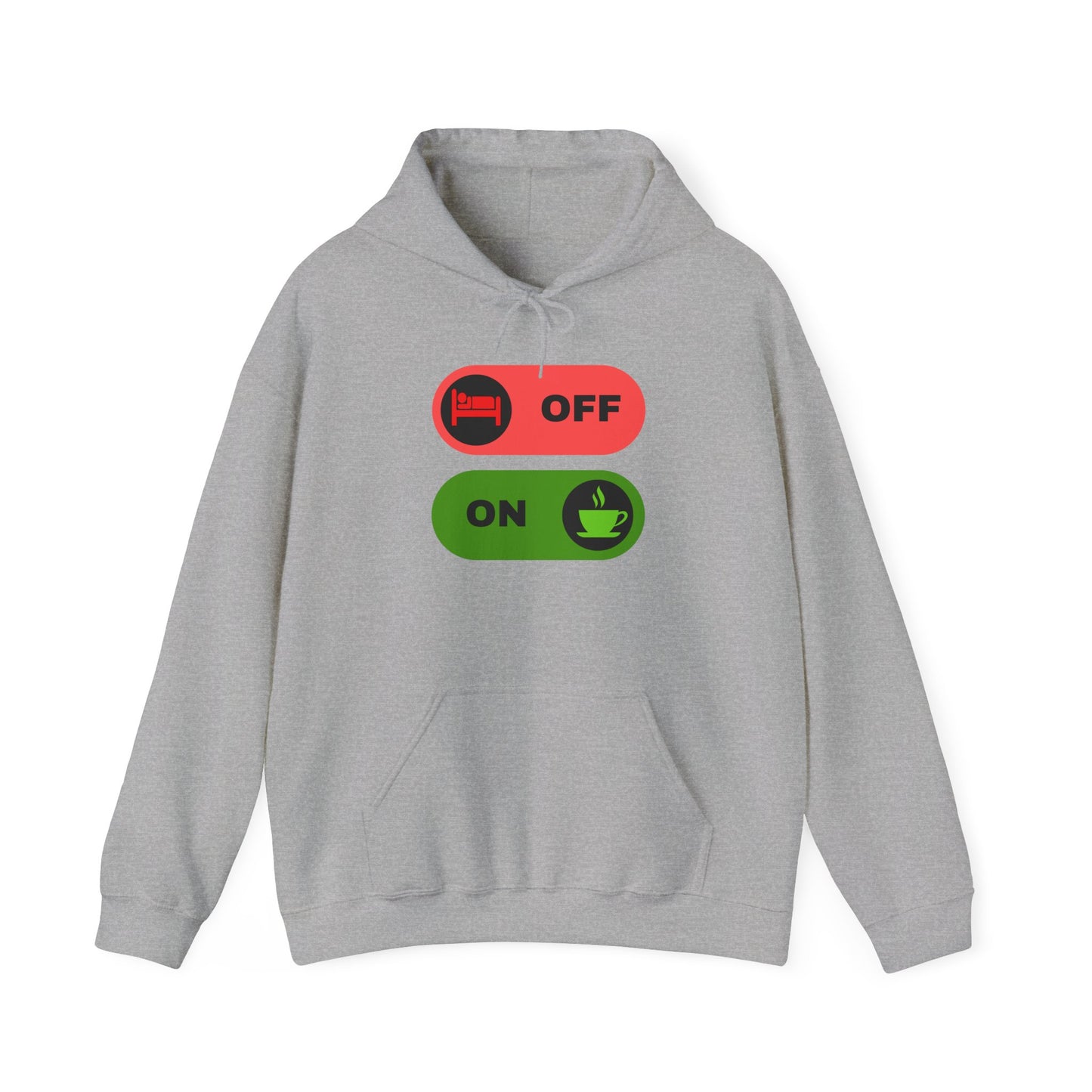 On & off Blend Hooded Sweatshirt