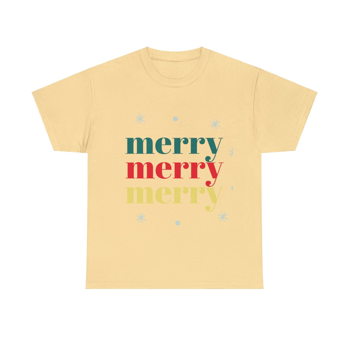 Merry Merry Christmas Cotton Tee