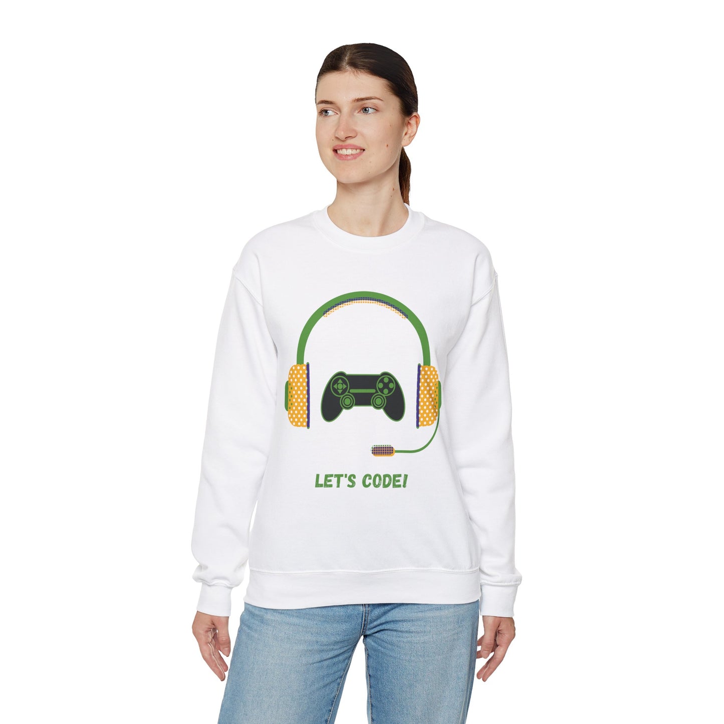 Let's Code Crewneck Sweatshirt