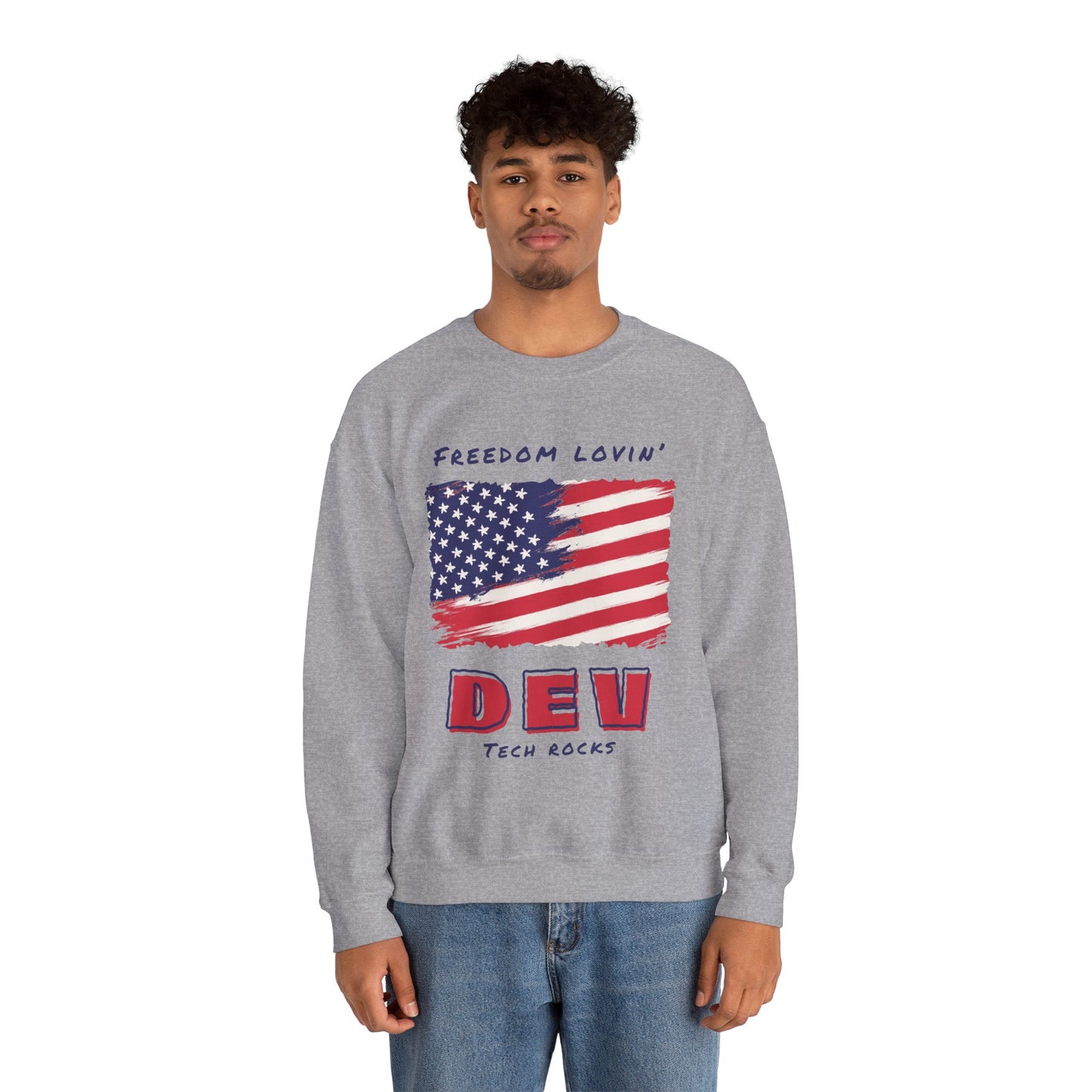 Freedom Loving Dev Crewneck Sweatshirt