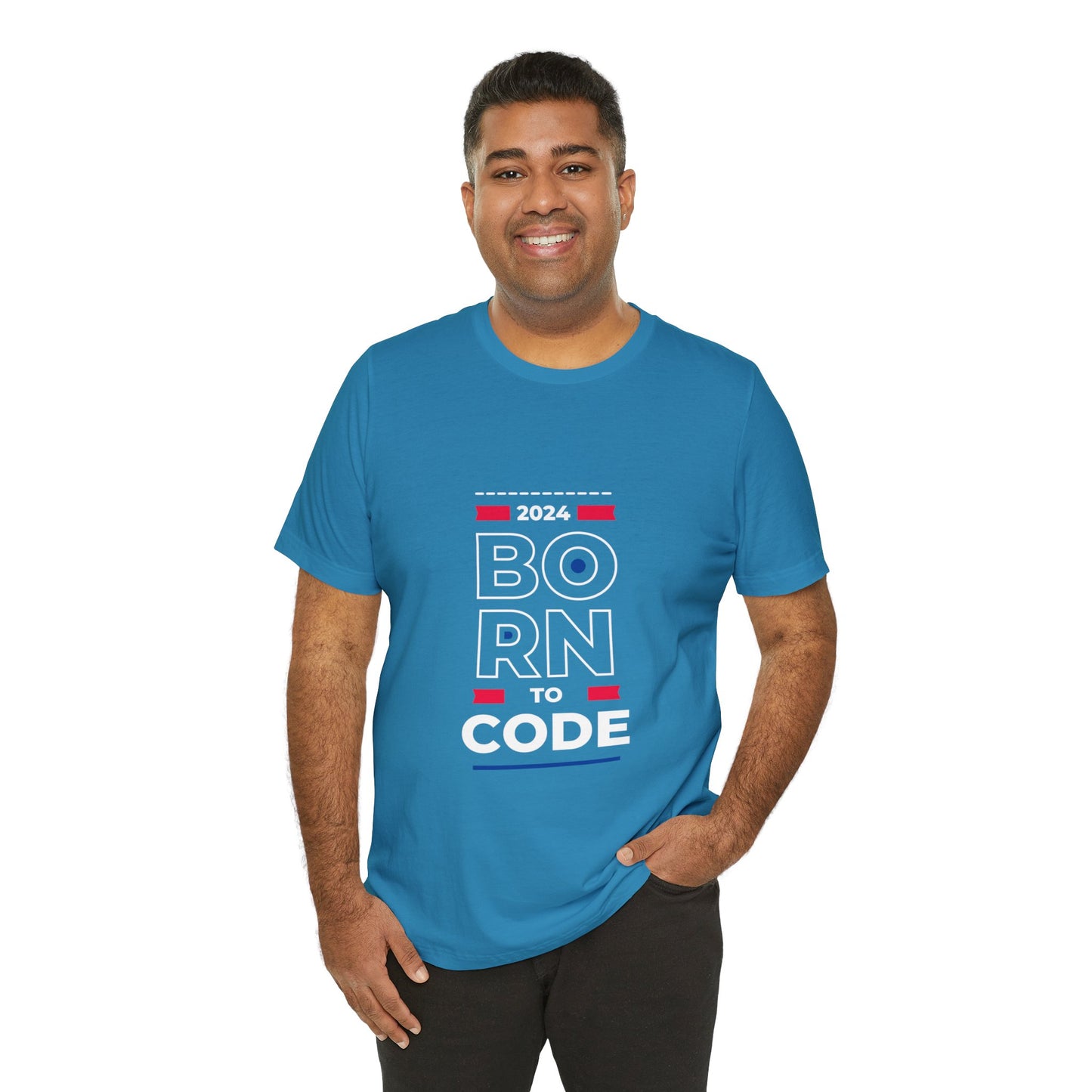 Born to Code Jersey Short Sleeve Tee