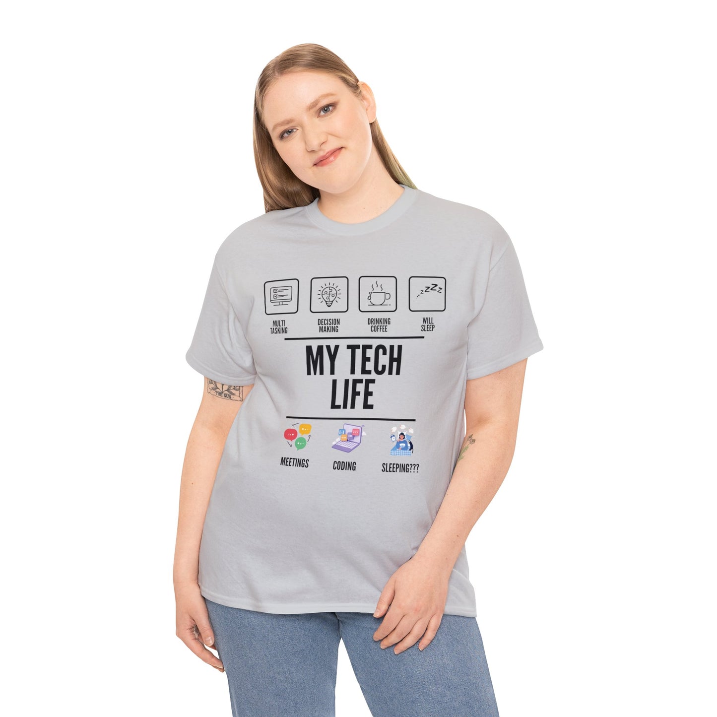 My Tech Life Cotton Tee