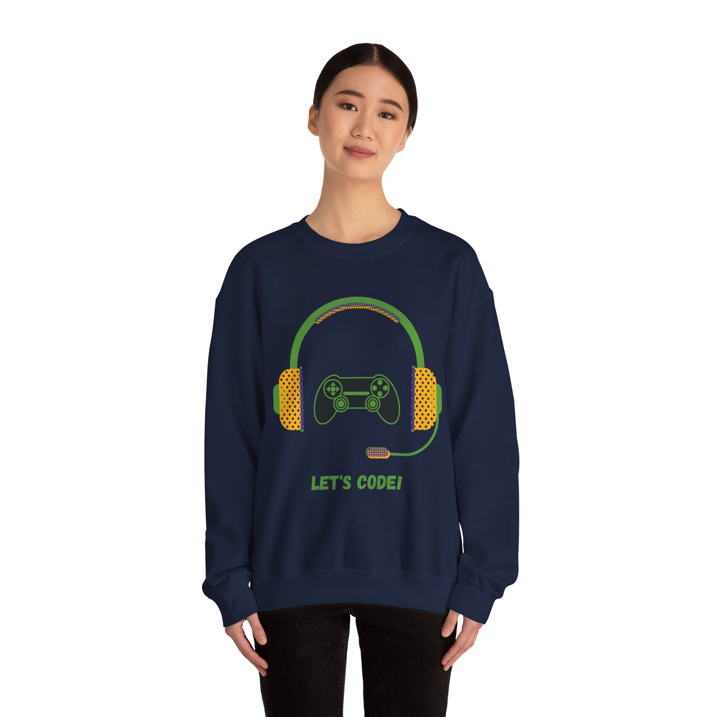 Let's Code Crewneck Sweatshirt