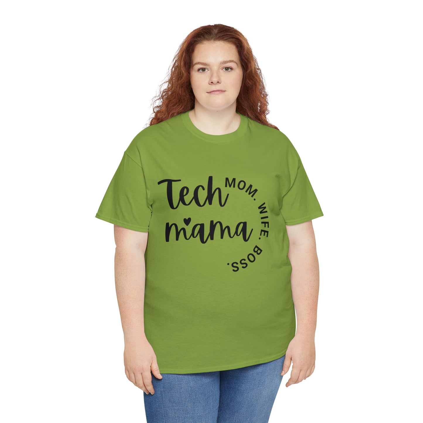 Tech Mama Boss Wife Cotton Tee