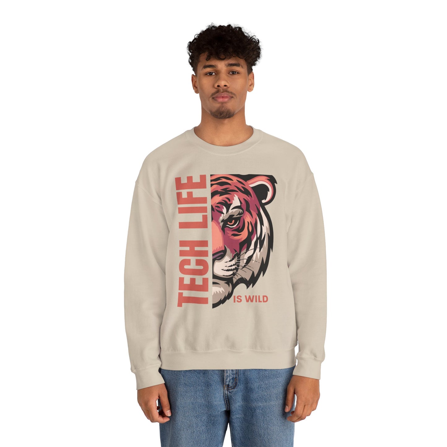 Tech Life is Wild Crewneck Sweatshirt