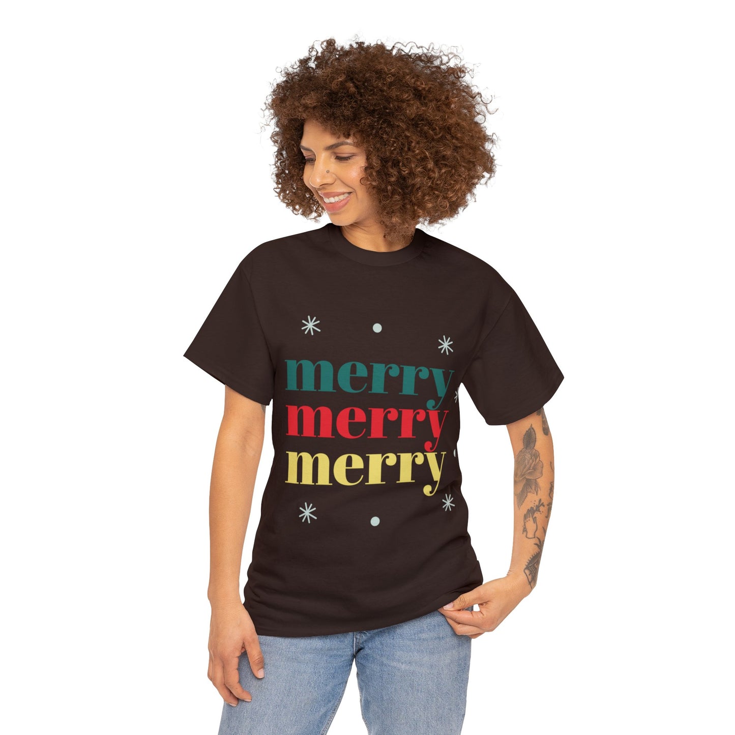 Merry Merry Christmas Cotton Tee