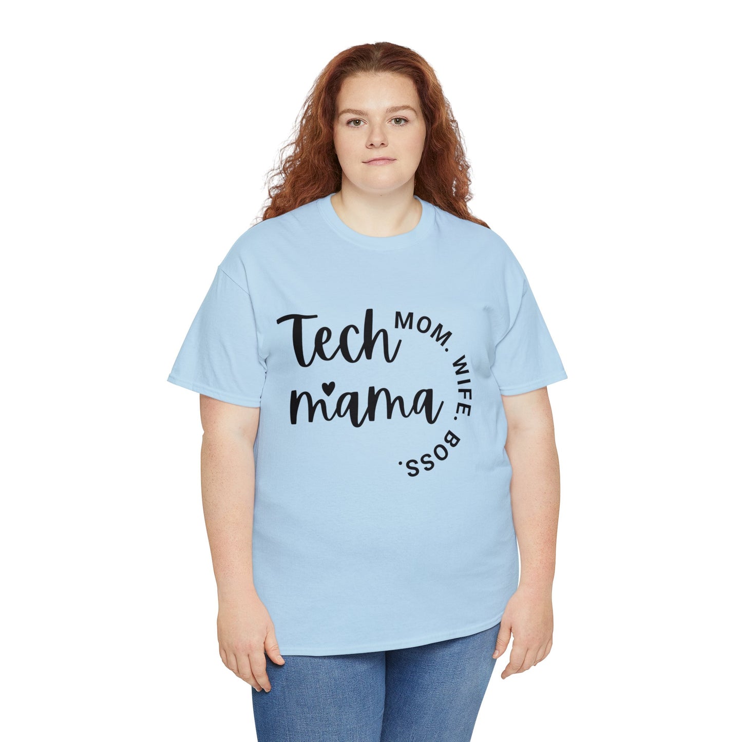 Tech Mama Boss Wife Cotton Tee