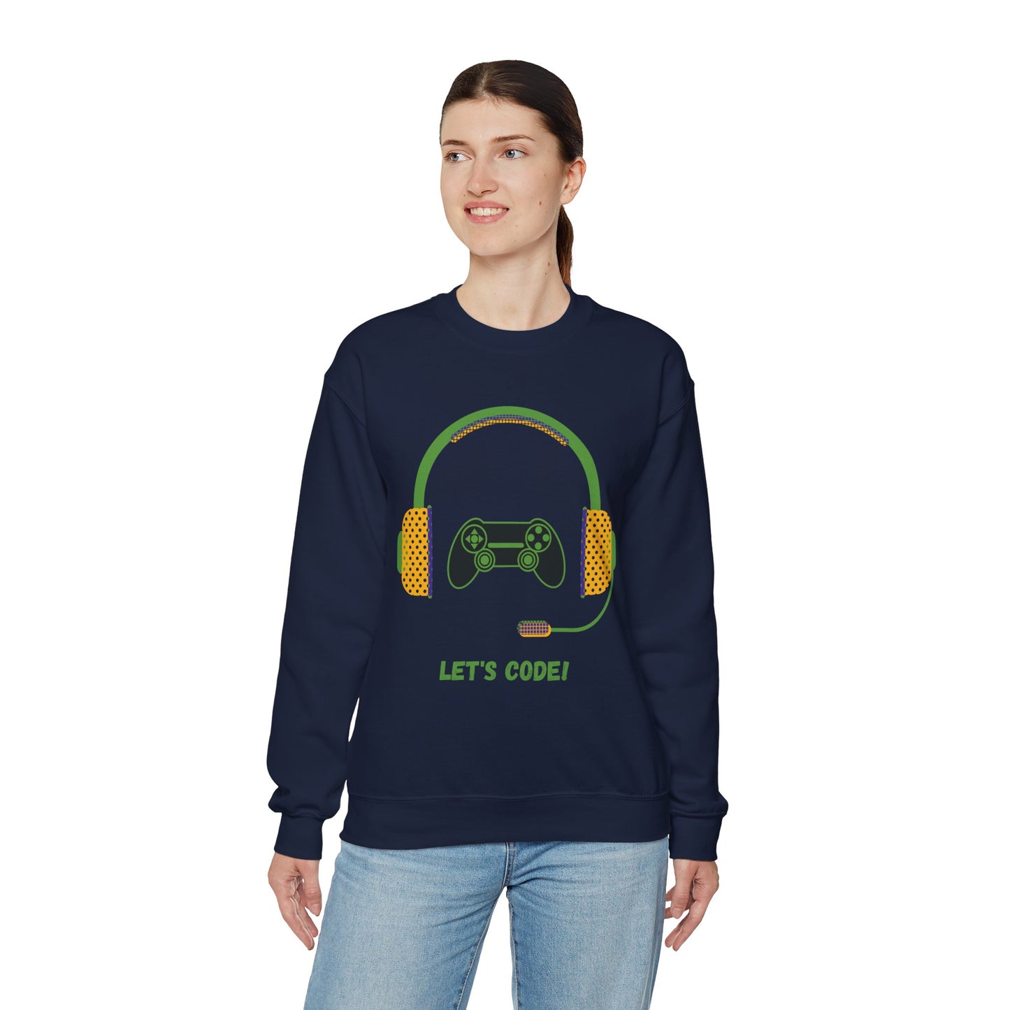 Let's Code Crewneck Sweatshirt