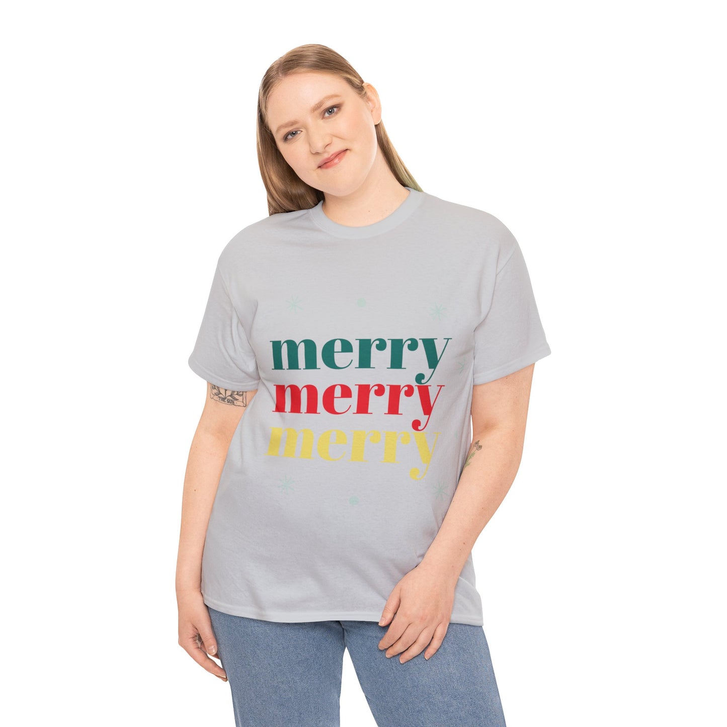 Merry Merry Christmas Cotton Tee