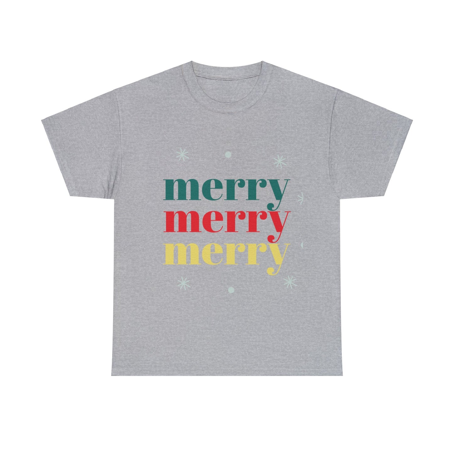 Merry Merry Christmas Cotton Tee