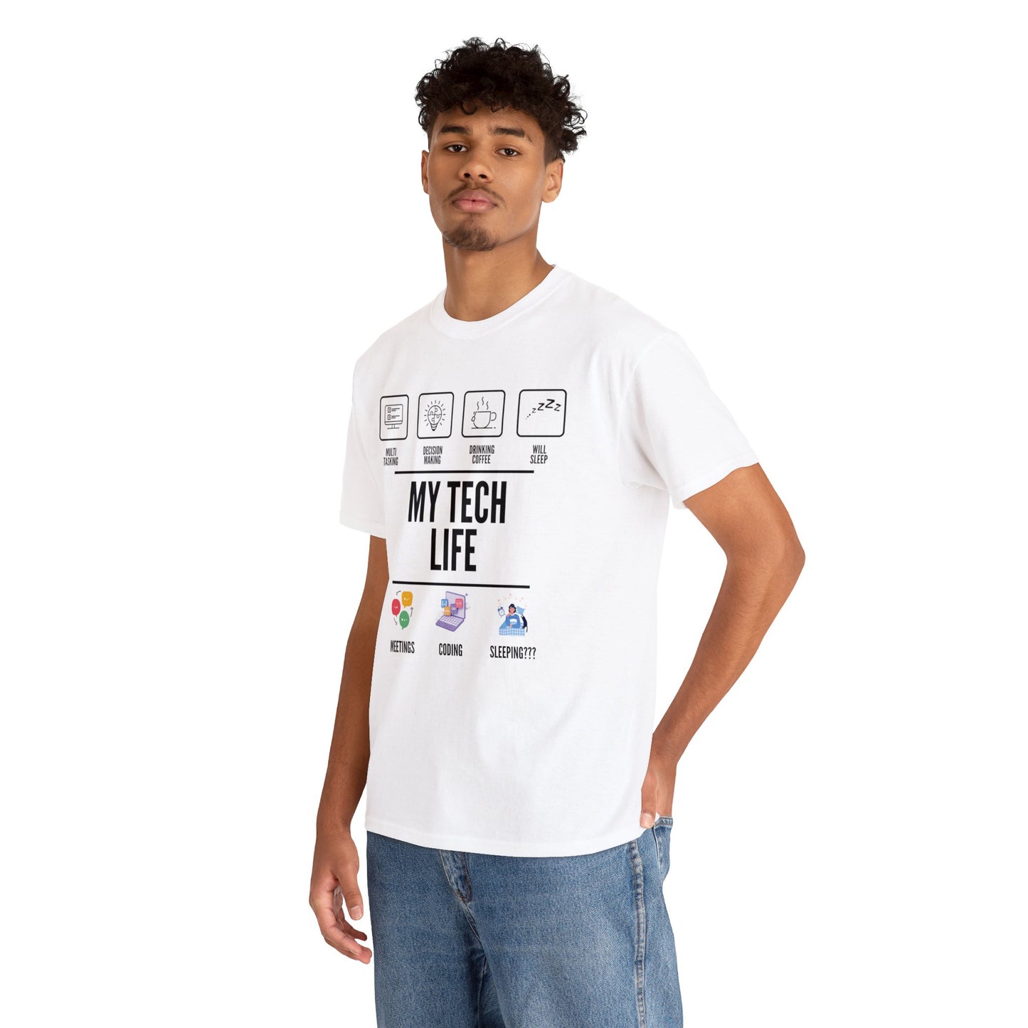 My Tech Life Cotton Tee