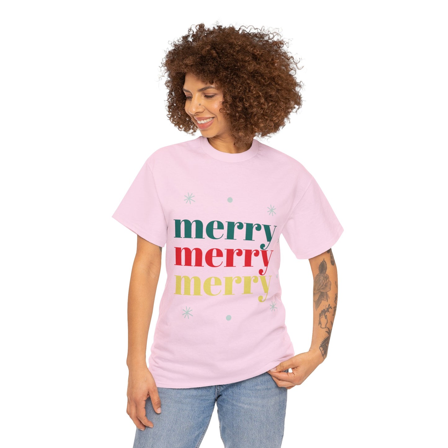 Merry Merry Christmas Cotton Tee