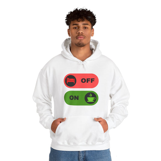 On & off Blend Hooded Sweatshirt