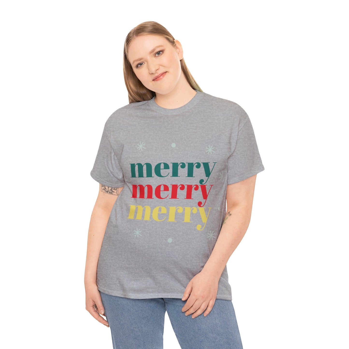 Merry Merry Christmas Cotton Tee