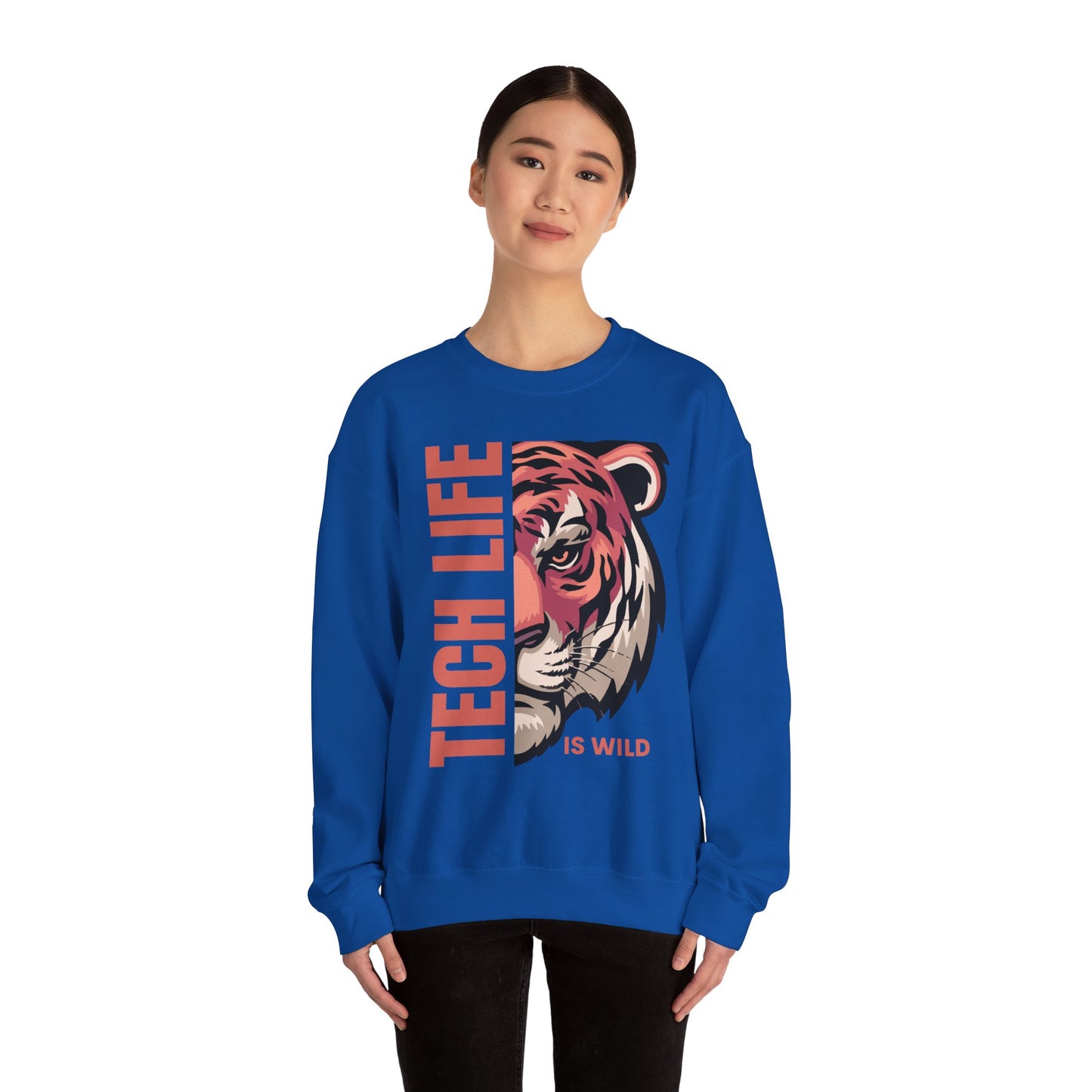 Tech Life is Wild Crewneck Sweatshirt