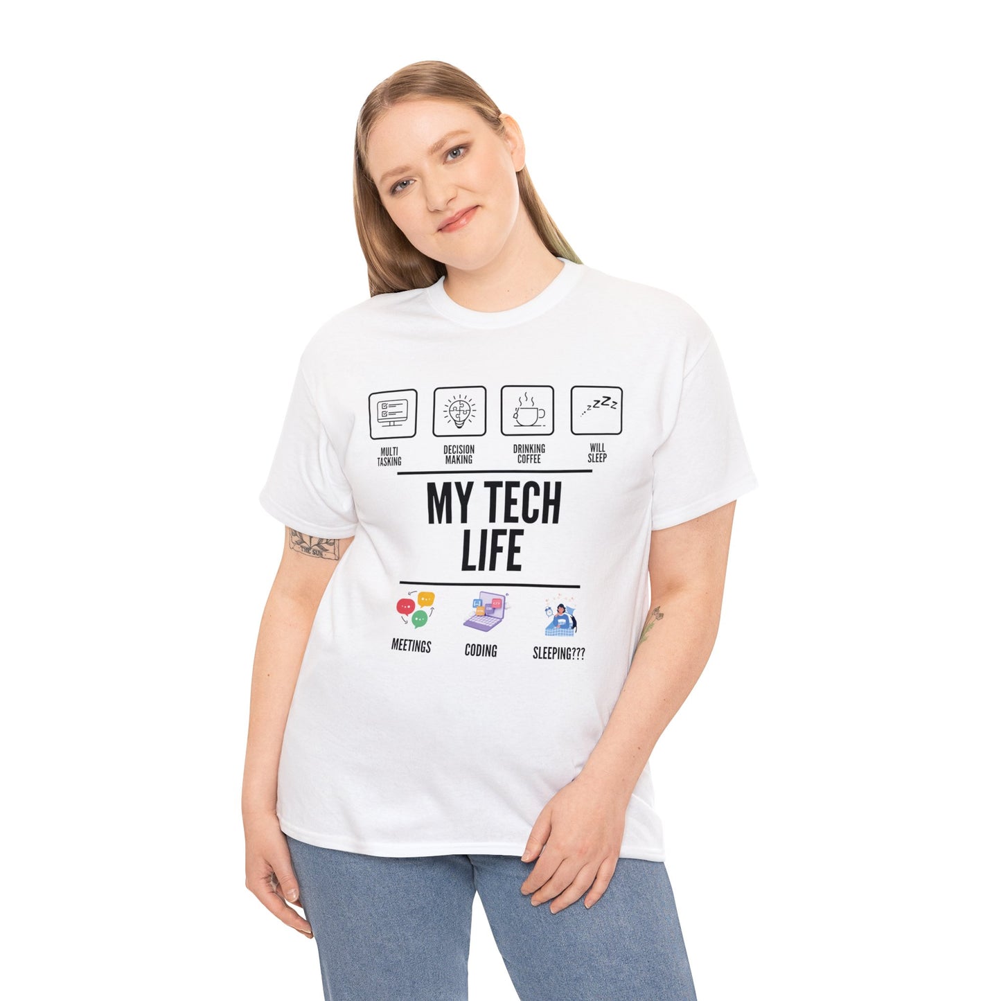 My Tech Life Cotton Tee