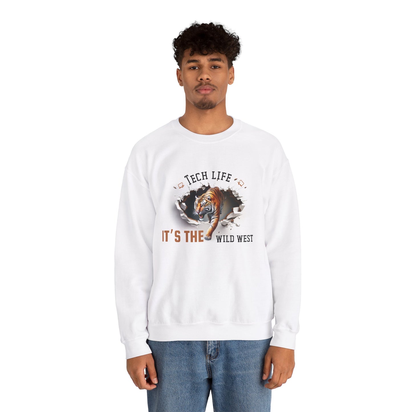 Tech Life Wild West Crewneck Sweatshirt