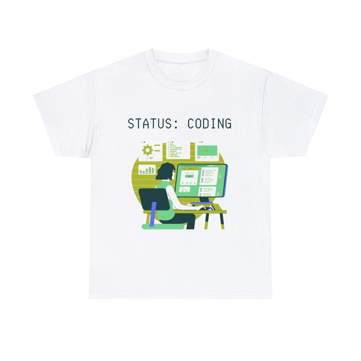 Status Coding Unisex Heavy Cotton Tee