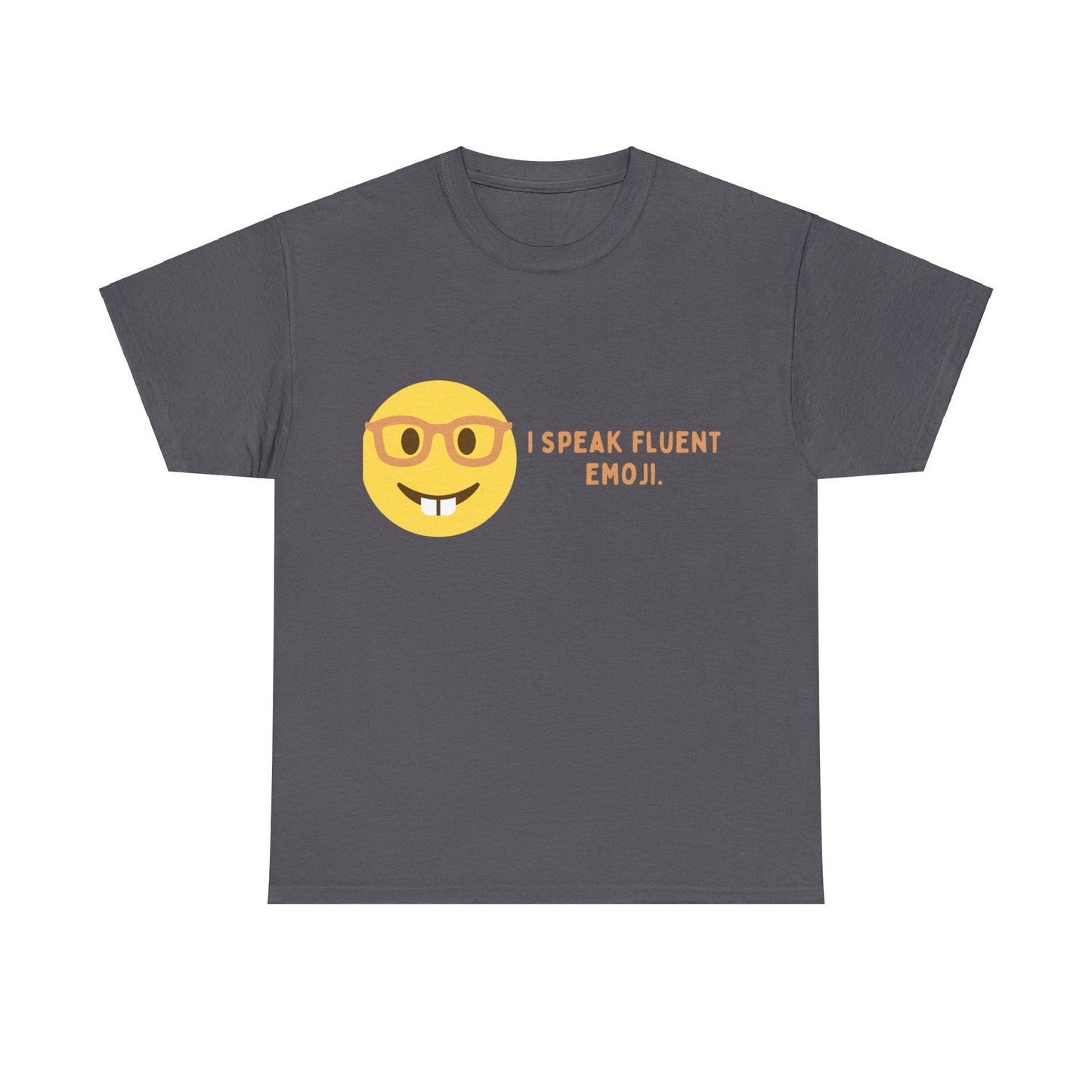 I Speak Fluent Emoji Cotton Tee