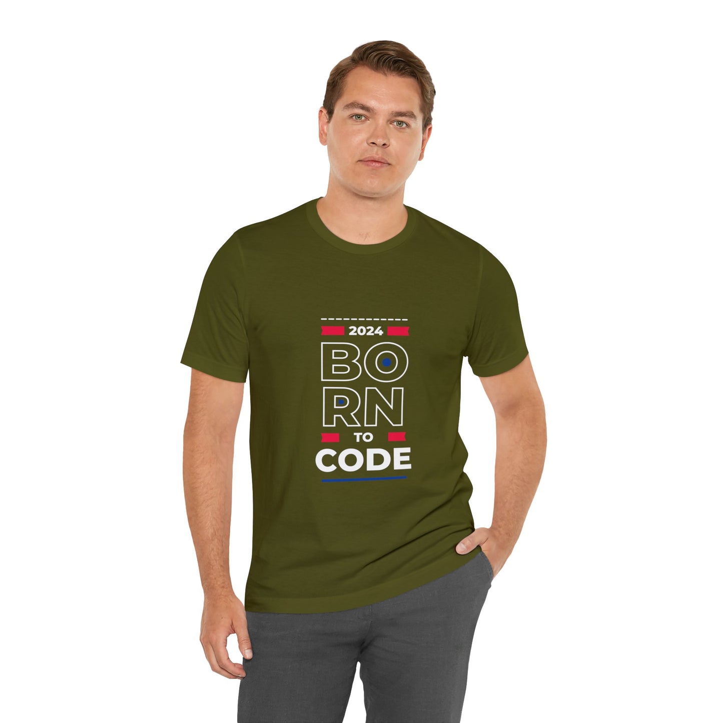 Born to Code Jersey Short Sleeve Tee