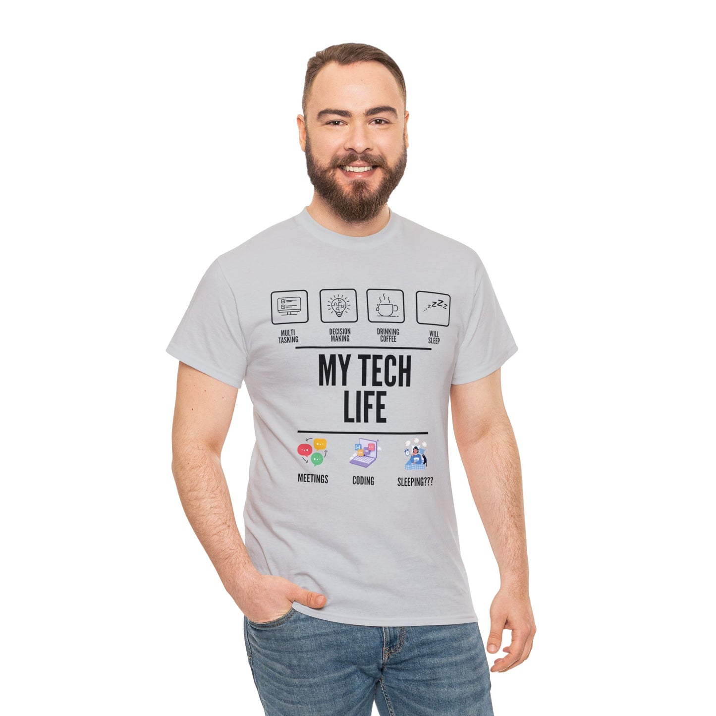 My Tech Life Cotton Tee