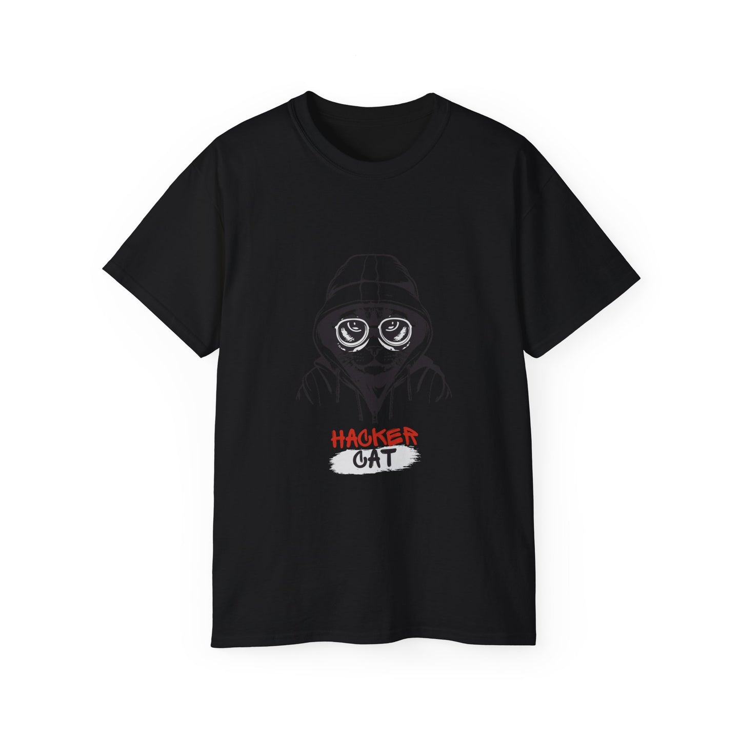 Hacker Cat Cotton Tee