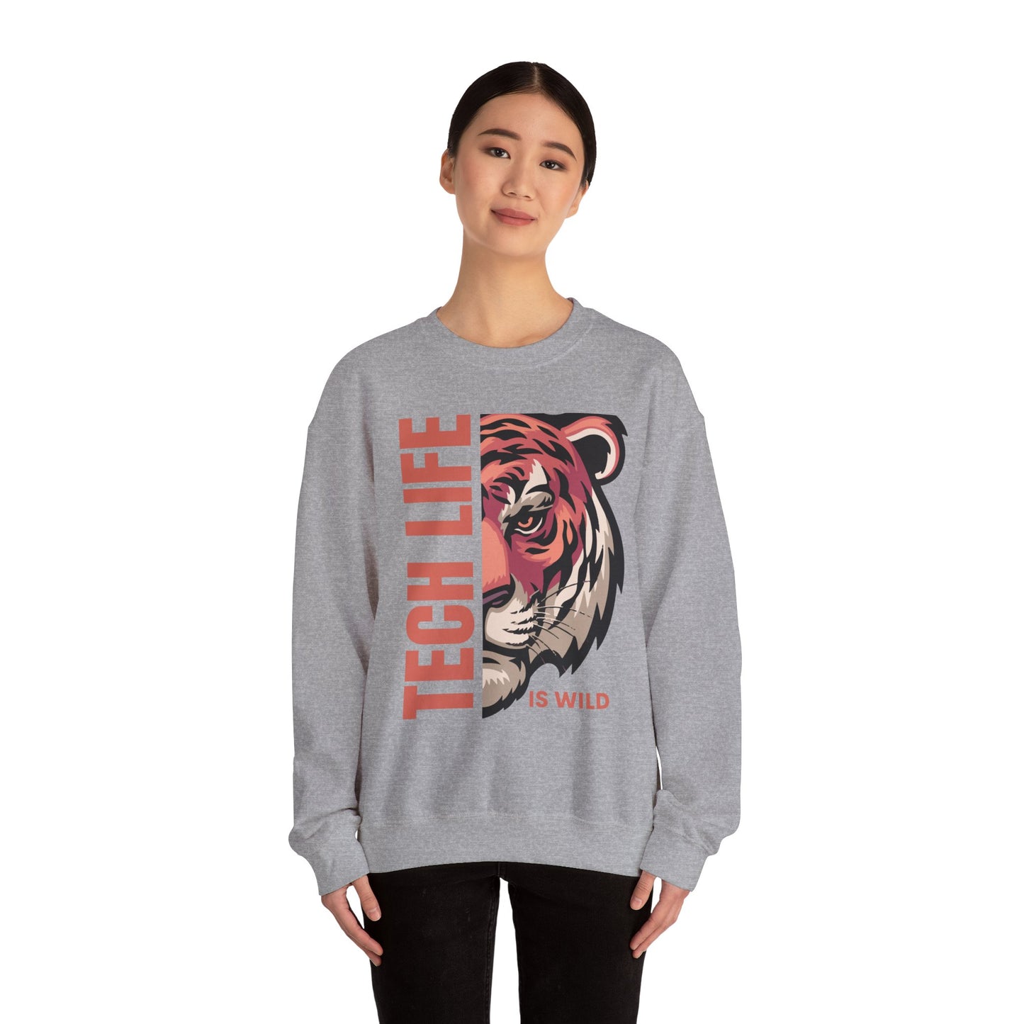 Tech Life is Wild Crewneck Sweatshirt