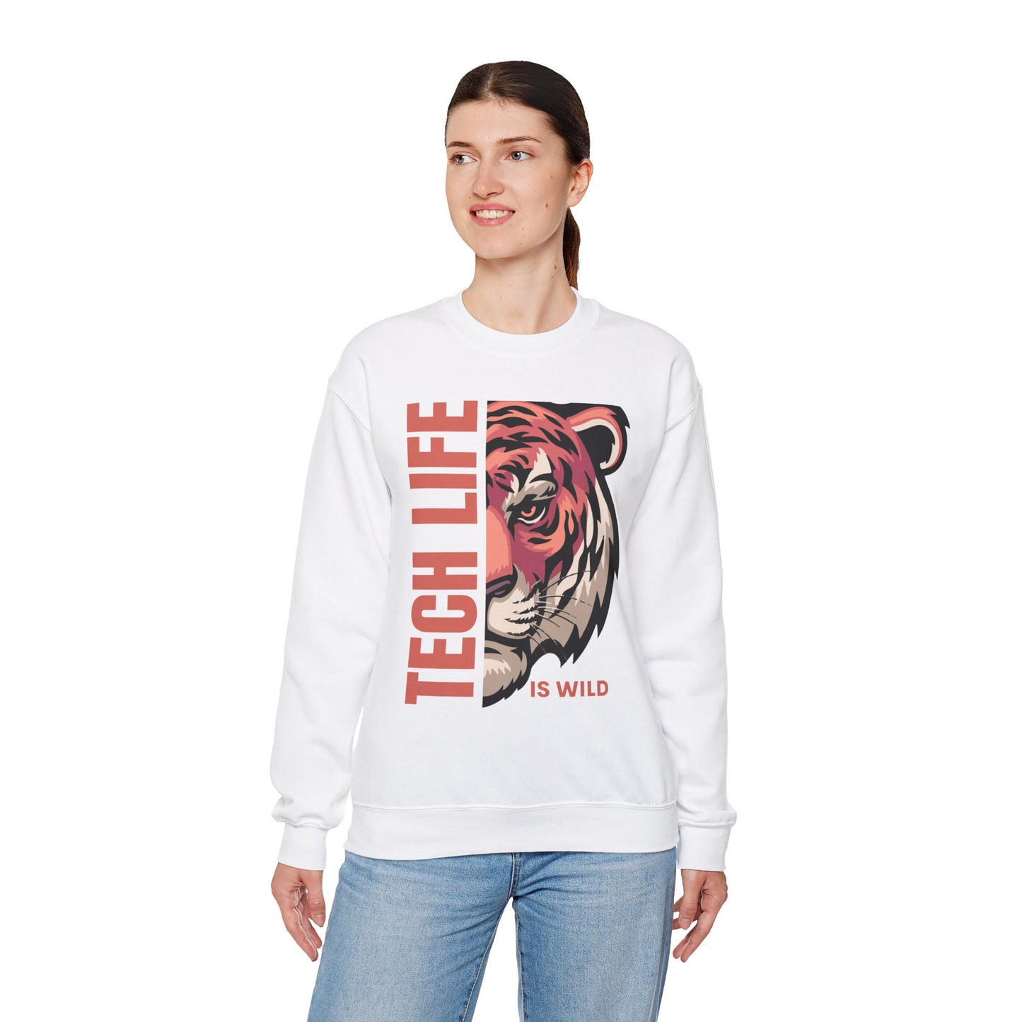 Tech Life is Wild Crewneck Sweatshirt