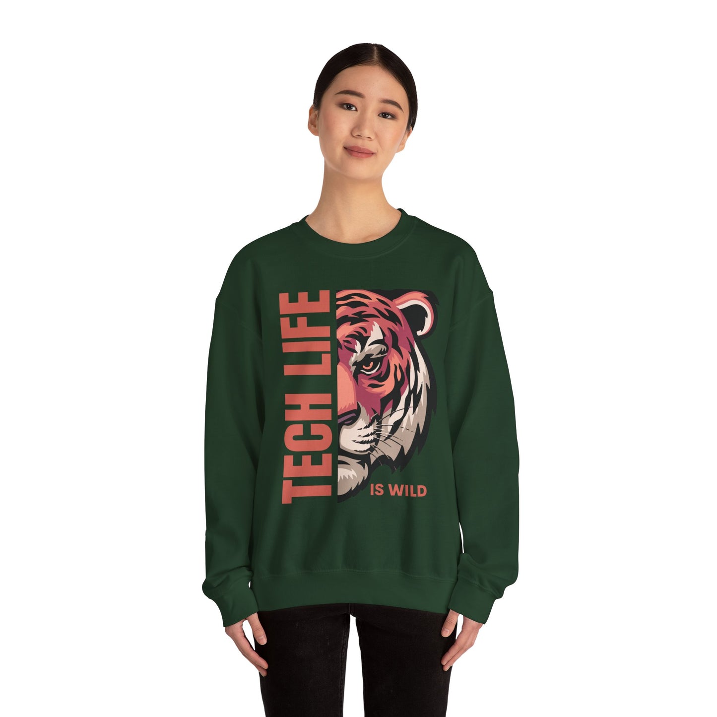 Tech Life is Wild Crewneck Sweatshirt