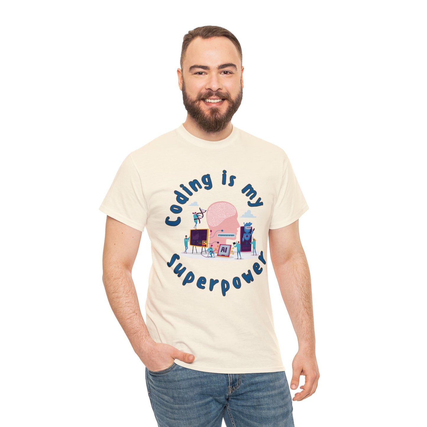 My SuperPower Is Coding Cotton Tee