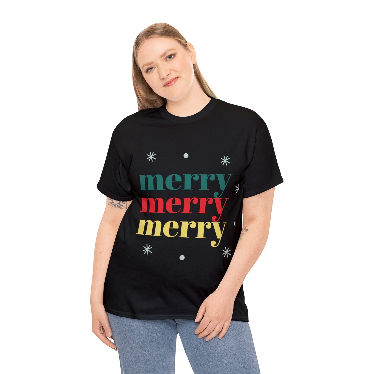 Merry Merry Christmas Cotton Tee