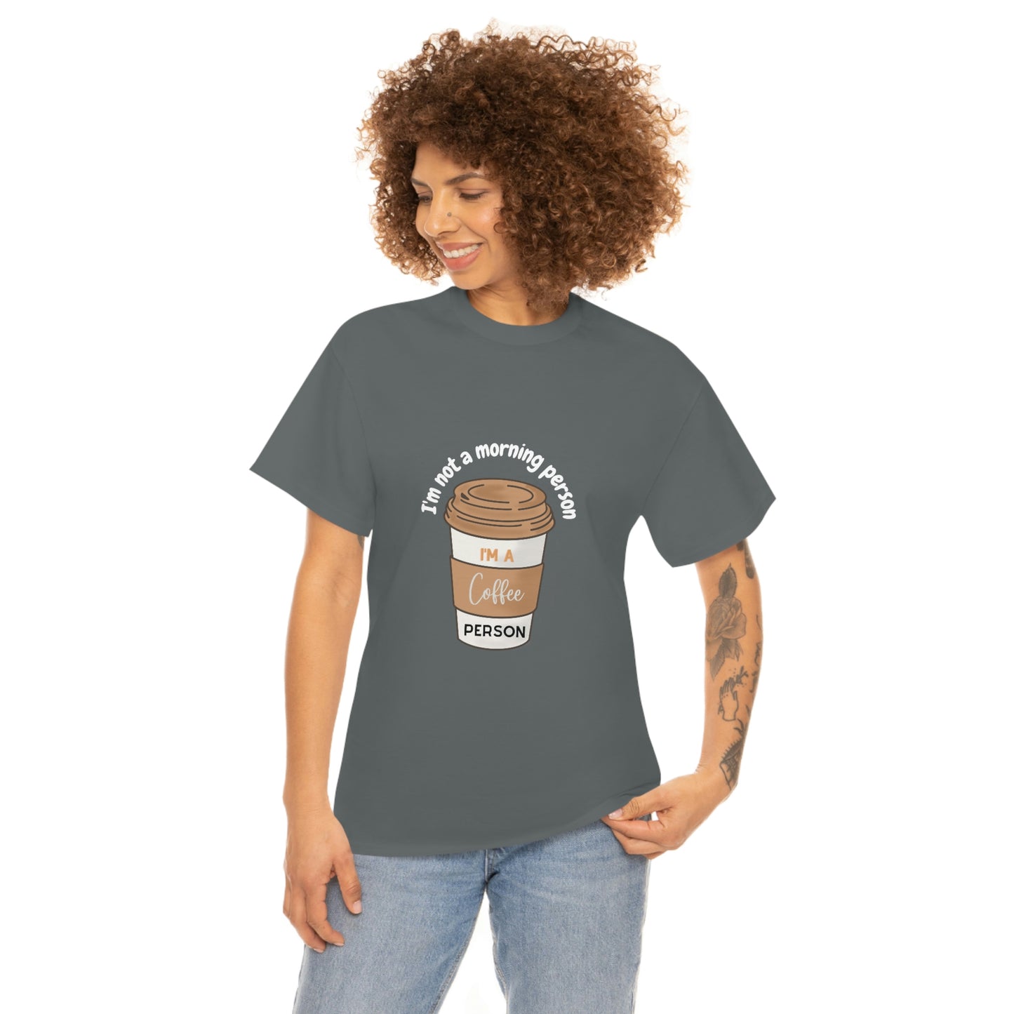 "Coffee Black" Unisex Heavy Cotton Tee