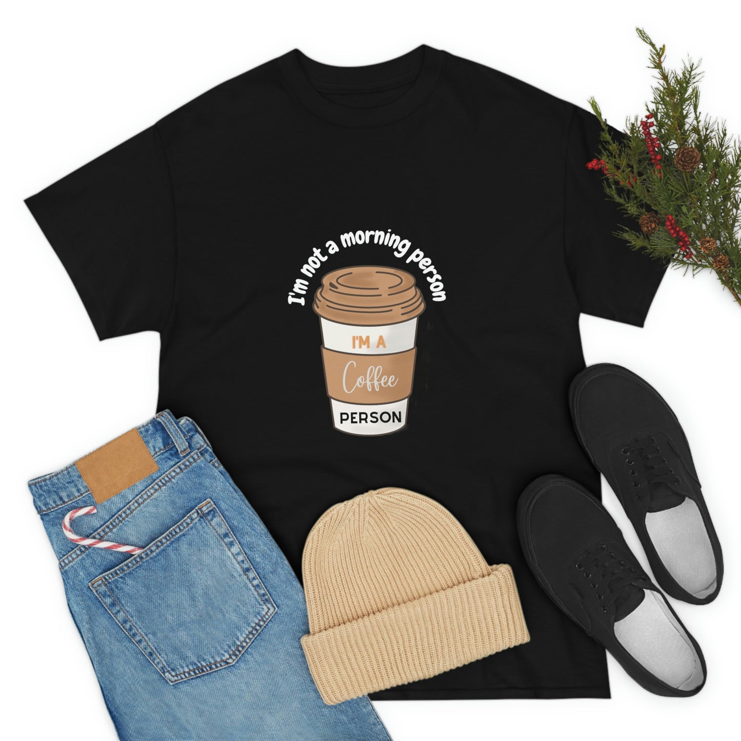 "Coffee Black" Unisex Heavy Cotton Tee