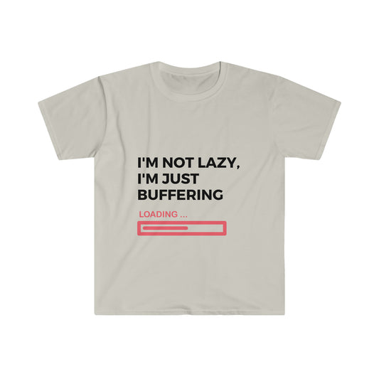 "Not Lazy" Unisex Softstyle T-Shirt