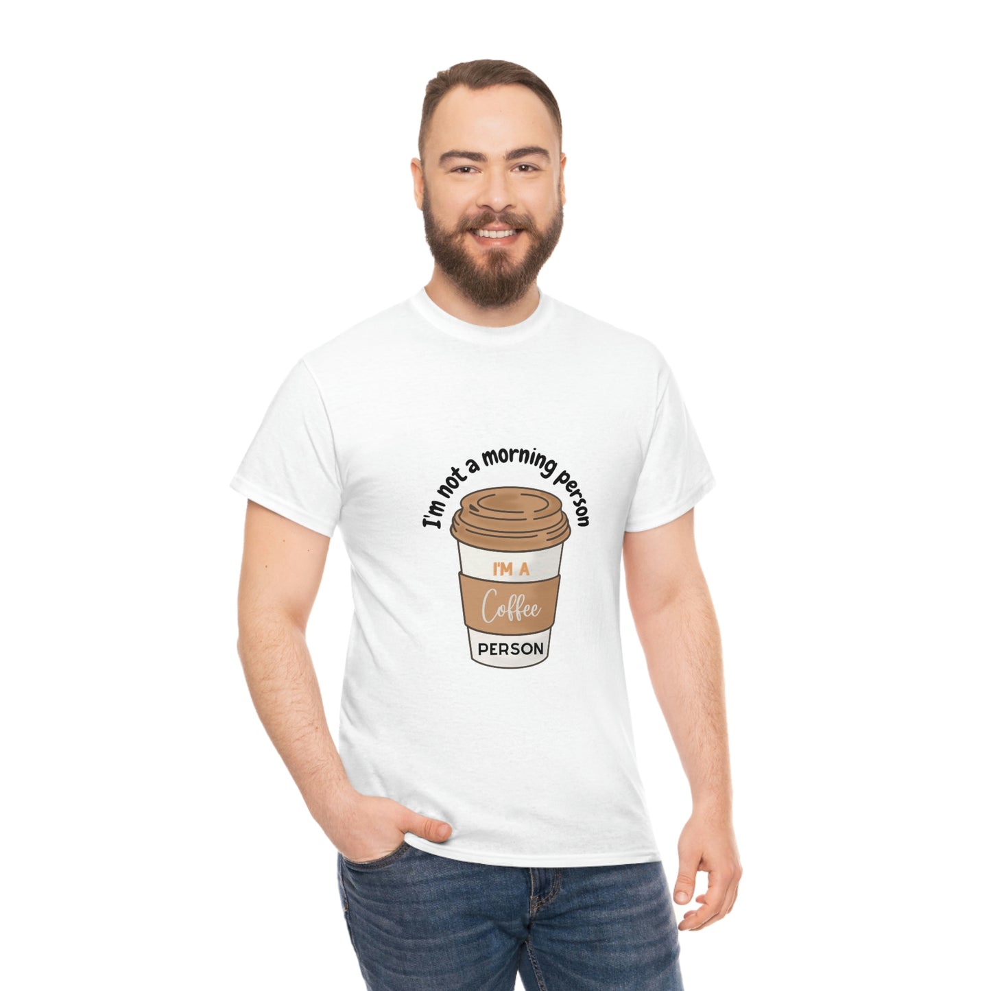 "Coffee Person" Unisex Heavy Cotton Tee