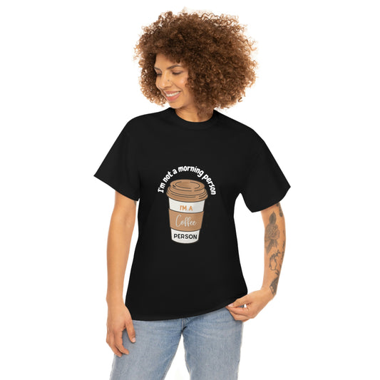 "Coffee Black" Unisex Heavy Cotton Tee