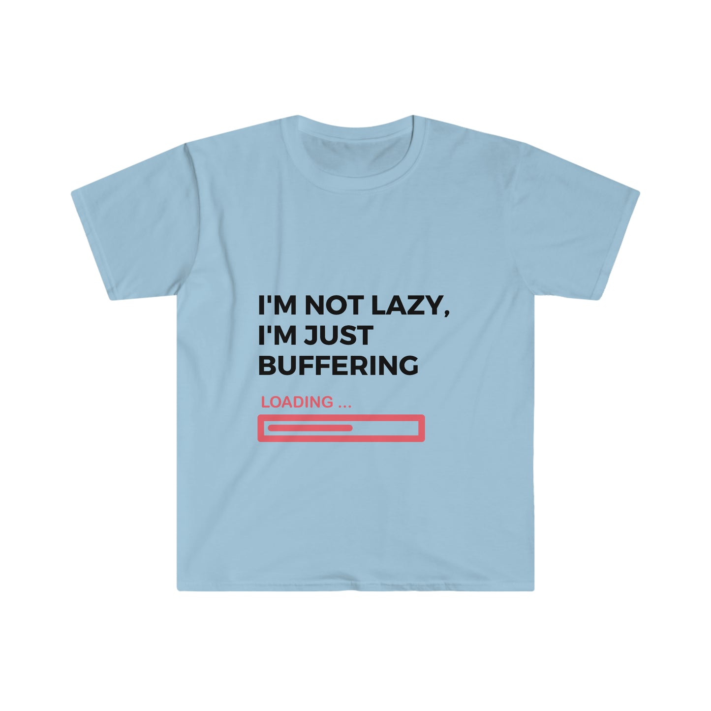 "Not Lazy" Unisex Softstyle T-Shirt