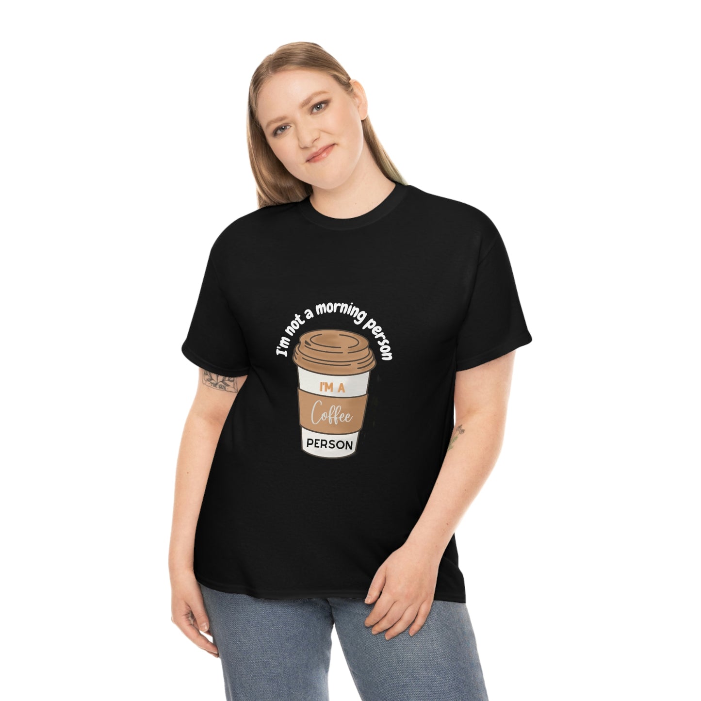 "Coffee Black" Unisex Heavy Cotton Tee