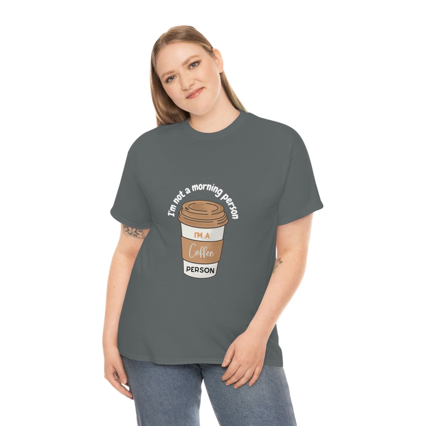 "Coffee Black" Unisex Heavy Cotton Tee