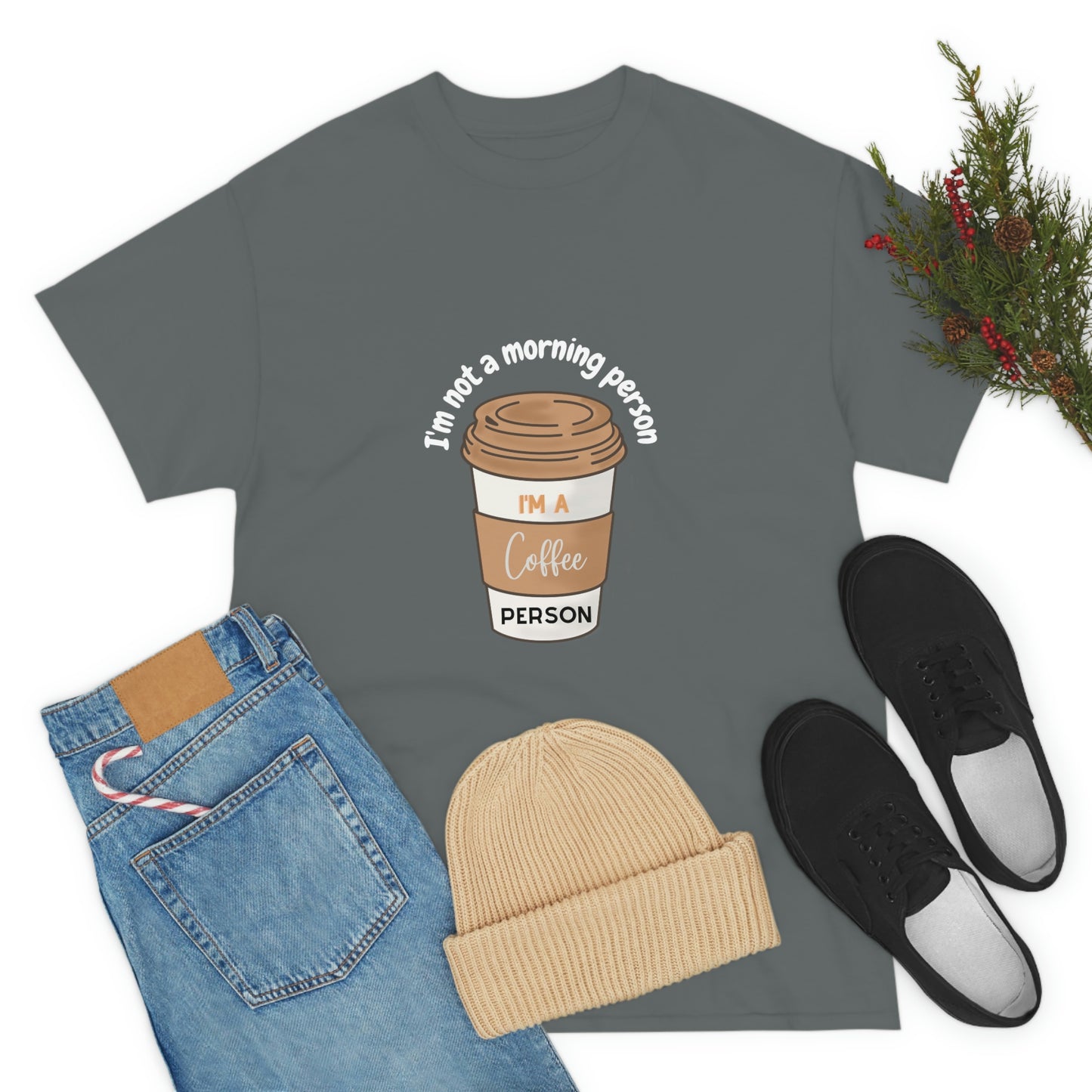 "Coffee Black" Unisex Heavy Cotton Tee