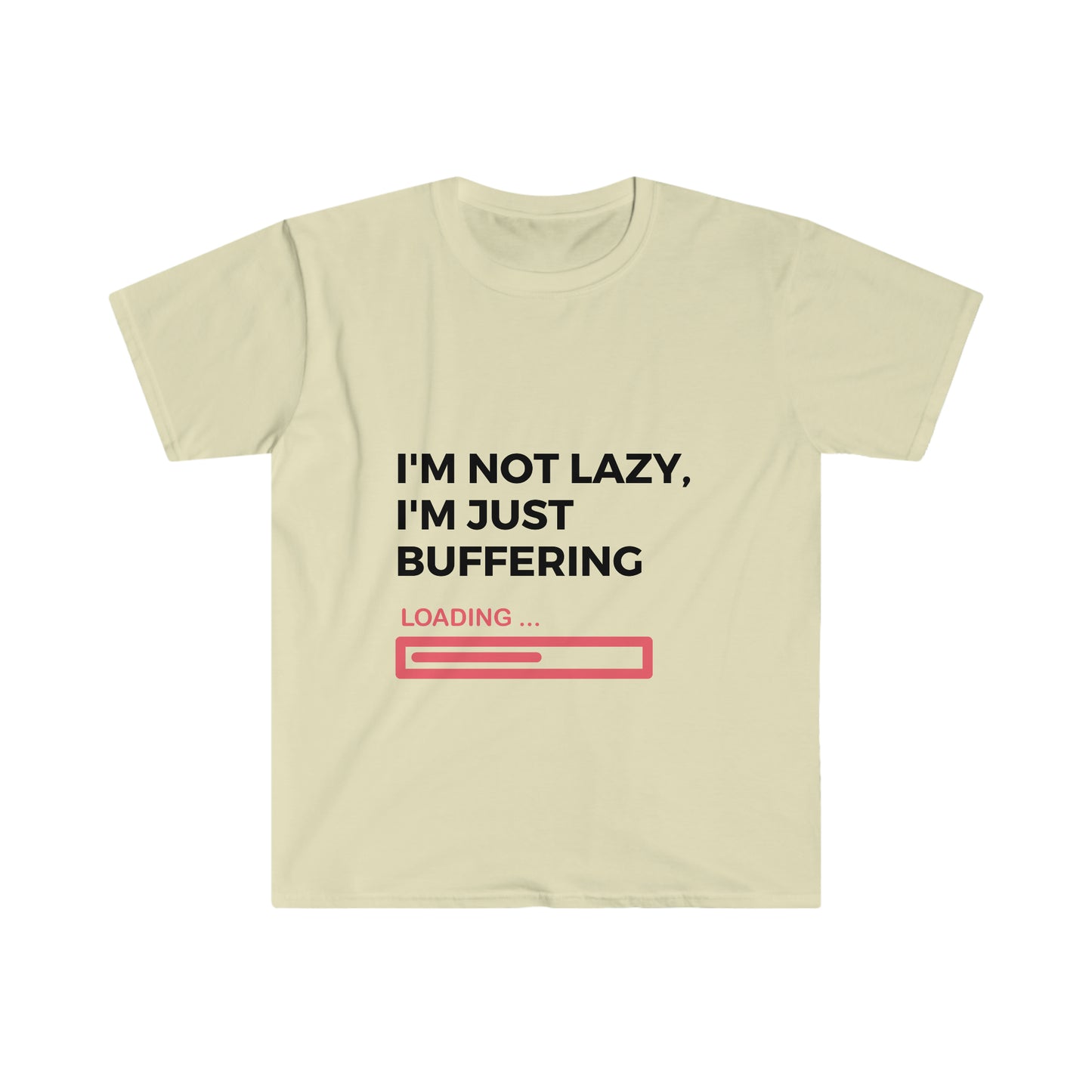 "Not Lazy" Unisex Softstyle T-Shirt