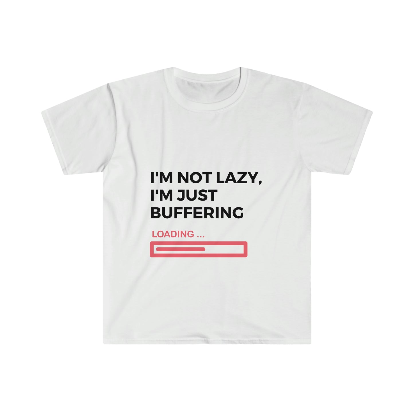 "Not Lazy" Unisex Softstyle T-Shirt