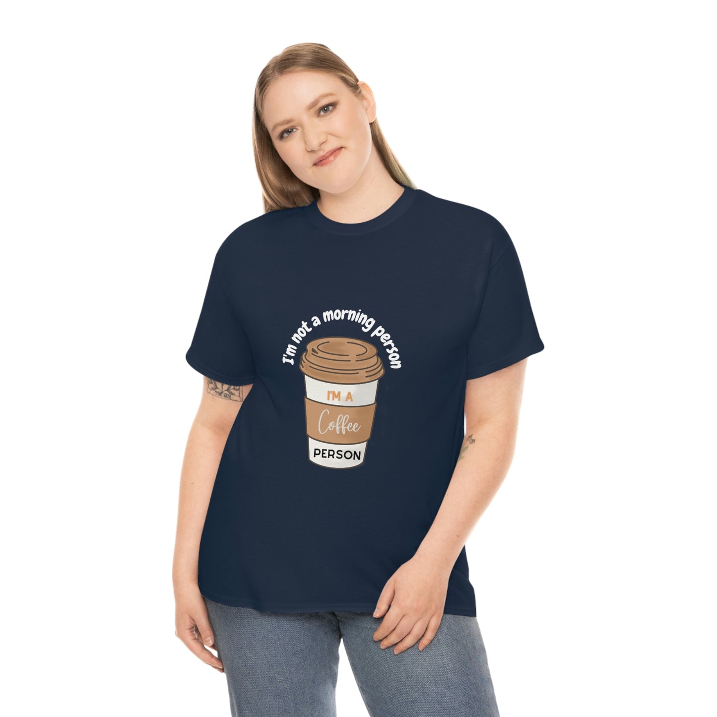 "Coffee Black" Unisex Heavy Cotton Tee