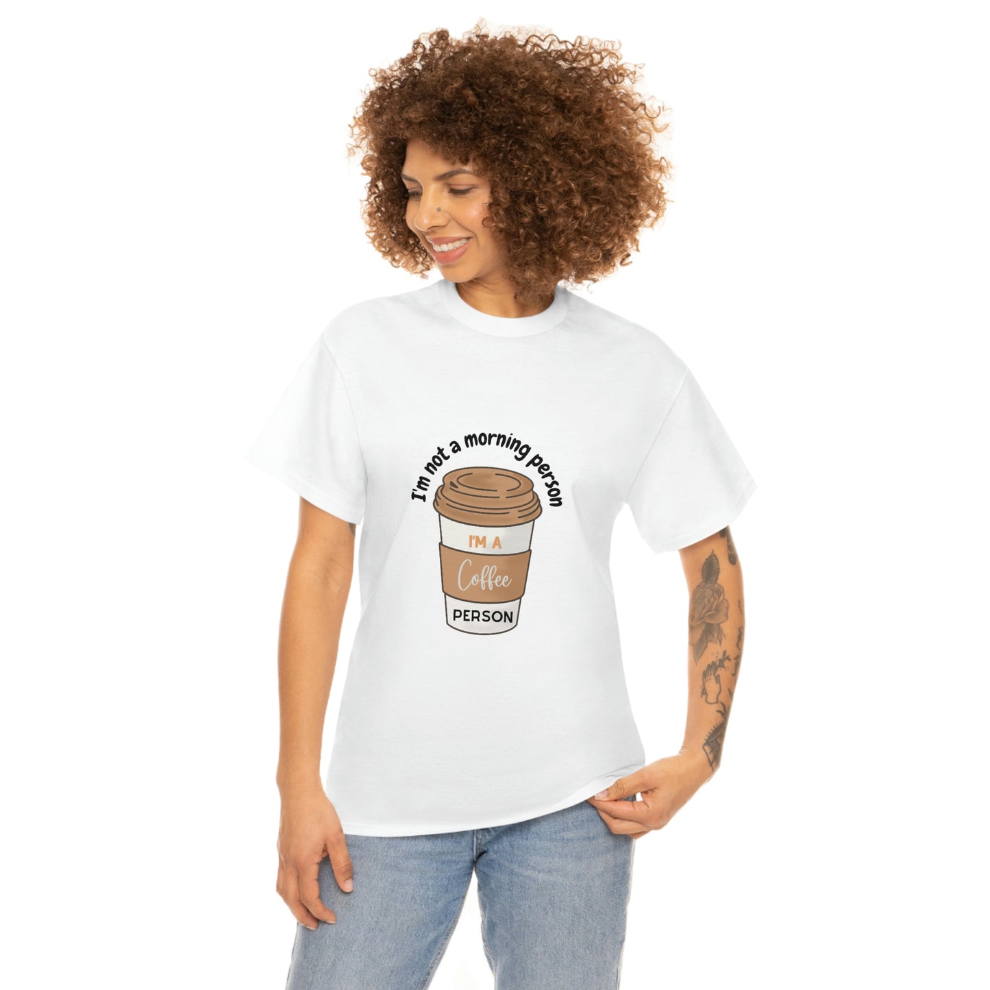 "Coffee Person" Unisex Heavy Cotton Tee