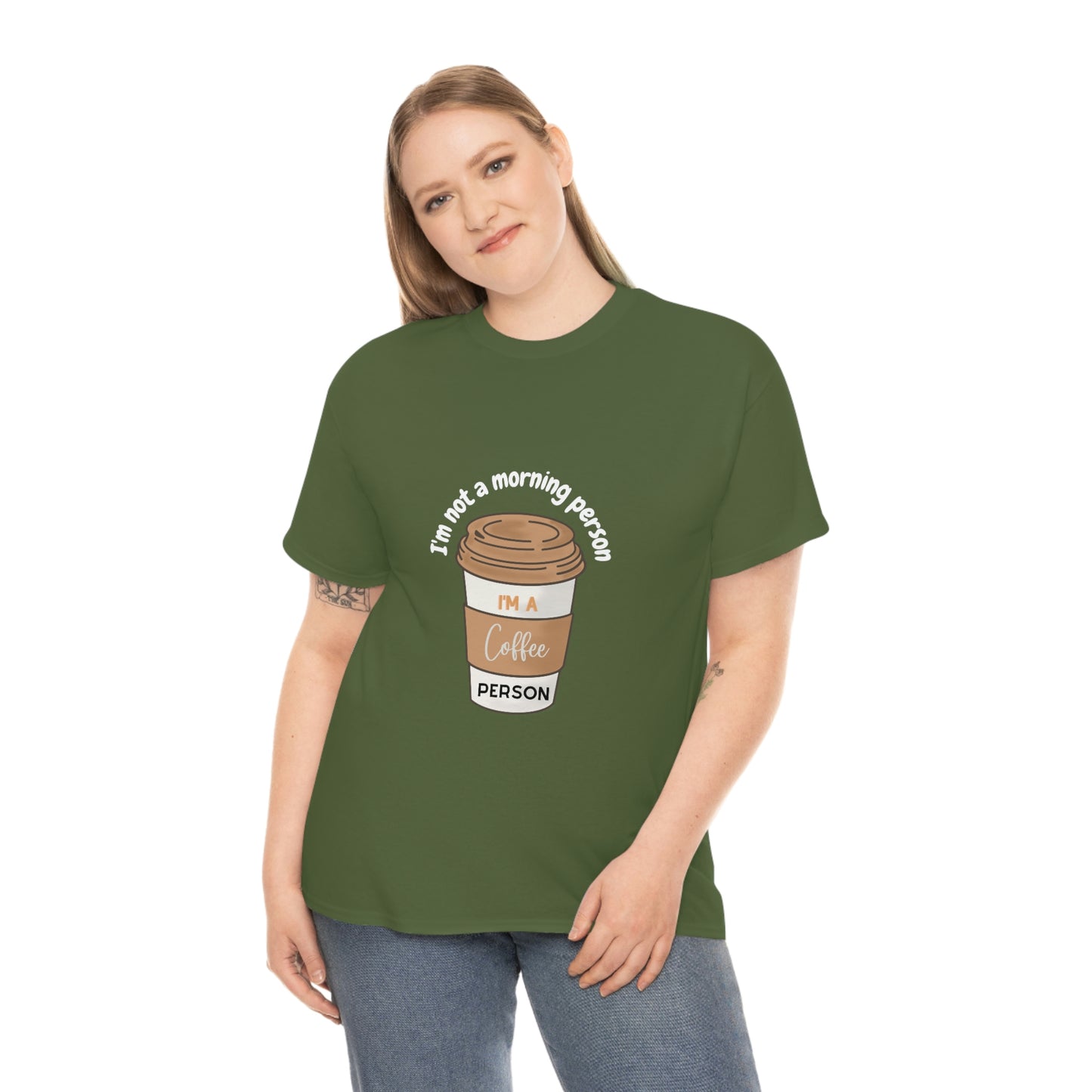 "Coffee Black" Unisex Heavy Cotton Tee